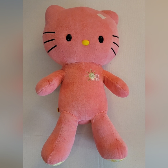 Hello Kitty Build A Bear Sunshine Limited Edition  Coral  Flower pink 2013 - Picture 4 of 11